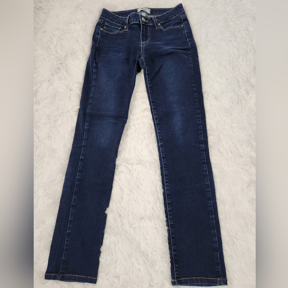 Paige Dark Wash Skyline Skinny Jeans